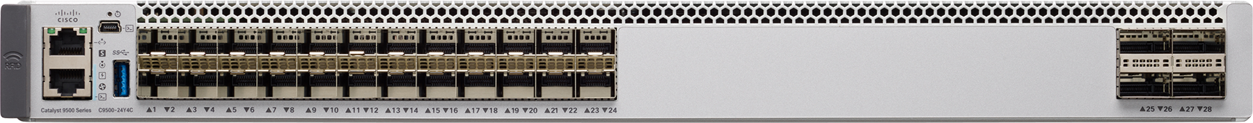Cisco Catalyst C9500-24Y4C-A 공식 모델 외형