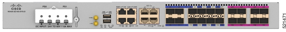 Cisco N540X-8Z16G-SYS-D 공식 모델 외형