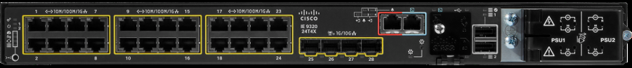 Cisco Catalyst IE-9320-24T4X-A 공식 모델 외형