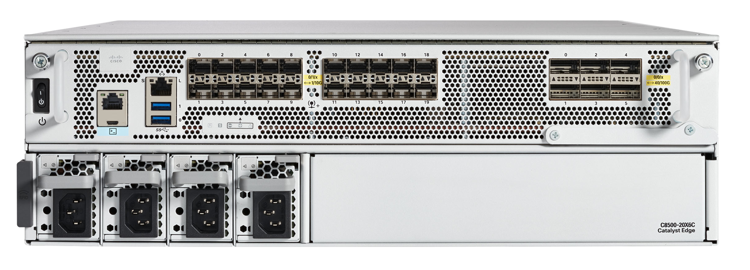 Cisco Catalyst C8500-20X6C 공식 모델 외형