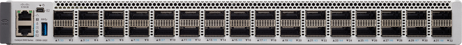 Cisco Catalyst C9500-32QC-A 공식 모델 외형