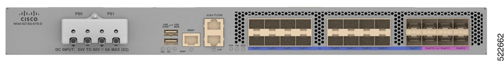 Cisco N540-6Z18G-SYS-D 공식 모델 외형