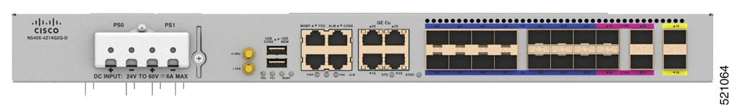 Cisco N540X-4Z14G2Q-D 공식 모델 외형