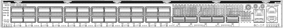 Cisco NCS-57B1-5D24H-SE 공식 모델 외형