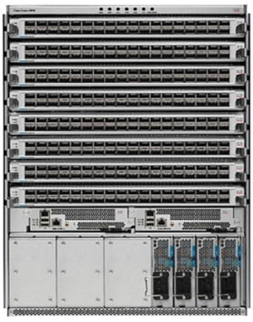 Cisco N9K-C9508 공식 모델 외형