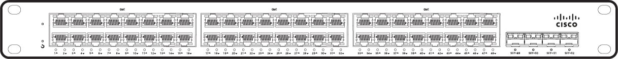 Cisco Meraki MS150-48T-4X 공식 모델 외형