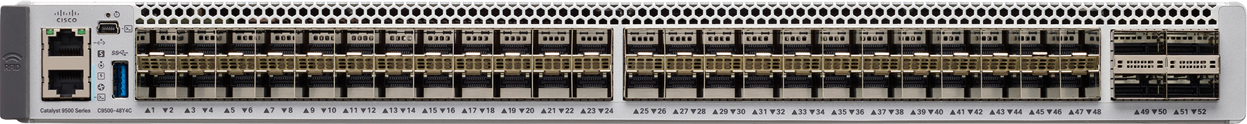 Cisco Catalyst C9500-48Y4C-A 공식 모델 외형
