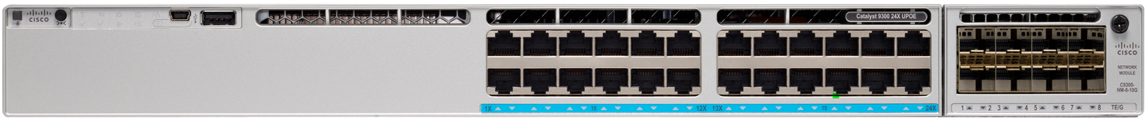Cisco Catalyst C9300-24UX-M 공식 모델 외형