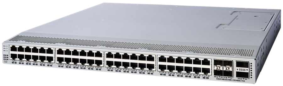 Cisco N9K-C9348GC-FX3 공식 모델 외형