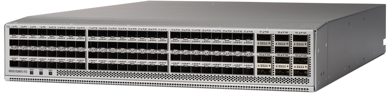 Cisco N9K-C93360YC-FX2 공식 모델 외형