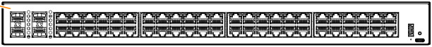HPE ANW 6000 48G 4F Switch 공식 모델 외형
