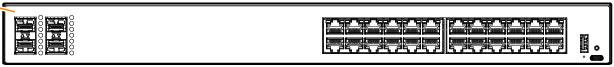 HPE ANW 6000 24G 4F Switch 공식 모델 외형