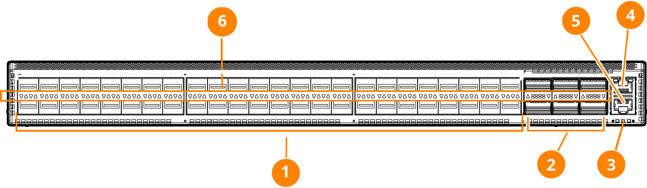 HPE Aruba Networking 10000 48Y 6C bundle 공식 모델 외형