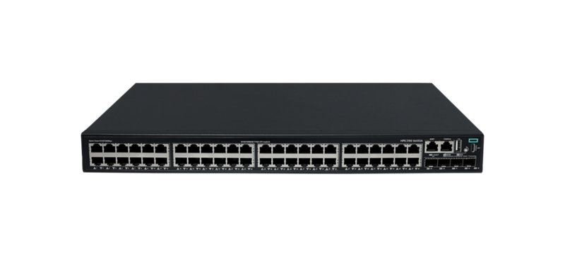 HPE Networking CW 2150 48p 10M/100M/1G PoE+ 4p SFP+ 1G/10G 390W Switch 공식 모델 외형