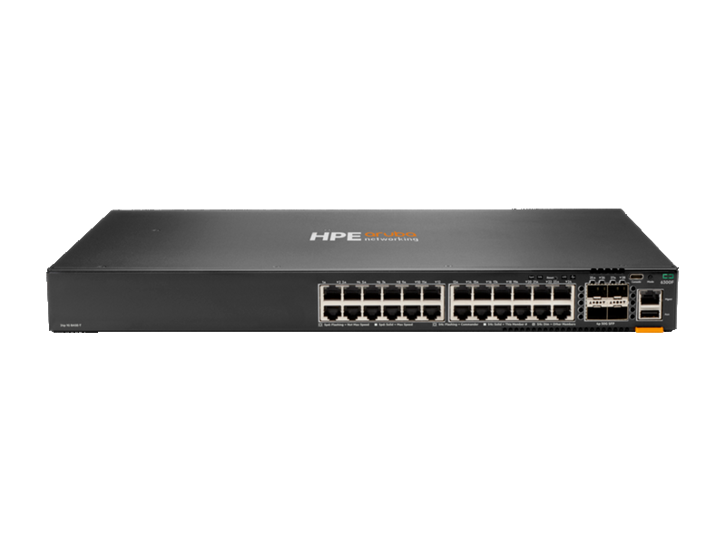 HPE Networking 6300F 24‑port 1GbE and 4‑port SFP56 Switch 공식 모델 외형