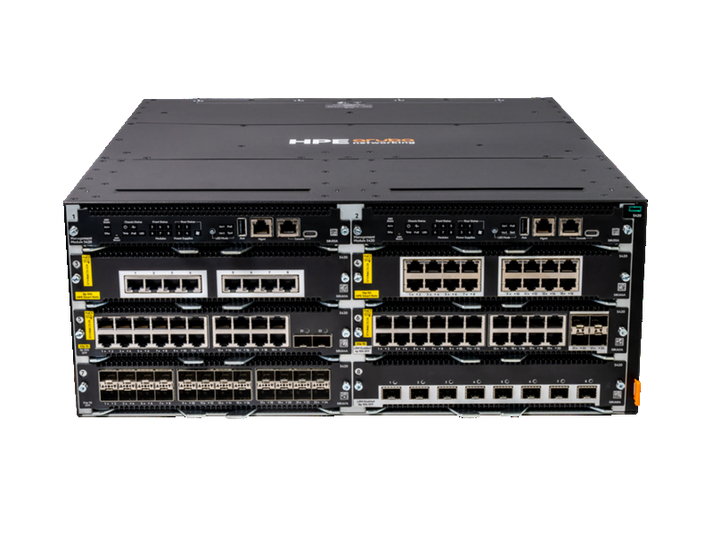HPE Aruba Networking 5420 6-slot Switch 공식 모델 외형