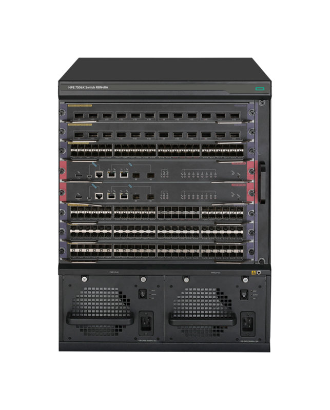 HPE FlexNetwork 7506X PoE Ethernet Switch Chassis 공식 모델 외형